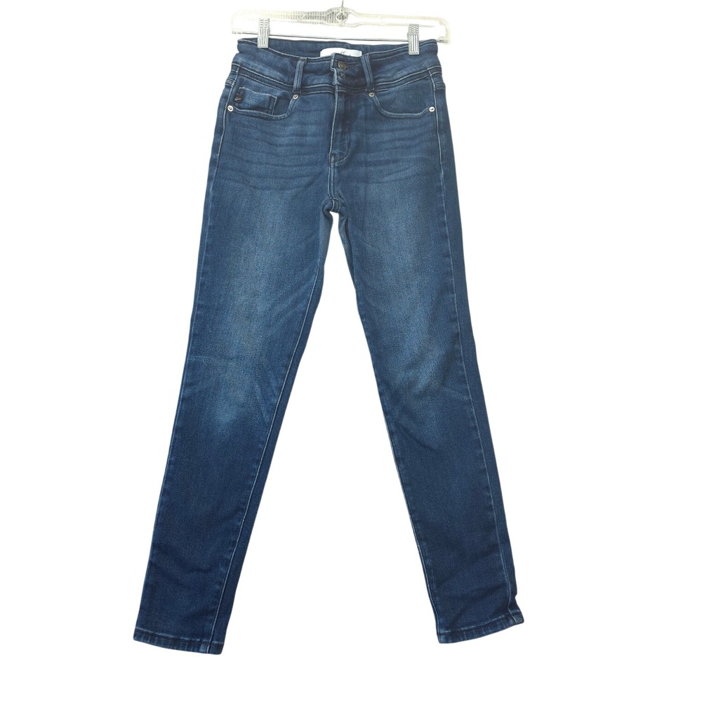 KanCan Womens High Rise Skinny Jeans Dark Wash KC9239D Size 5 26